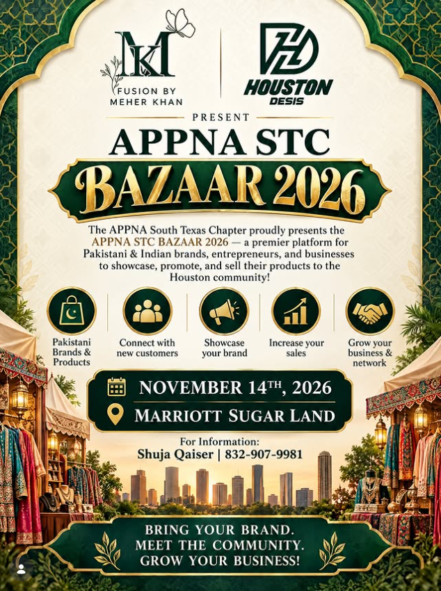 APPNA STC Bazaar 2026 is coming to Sugar Land!