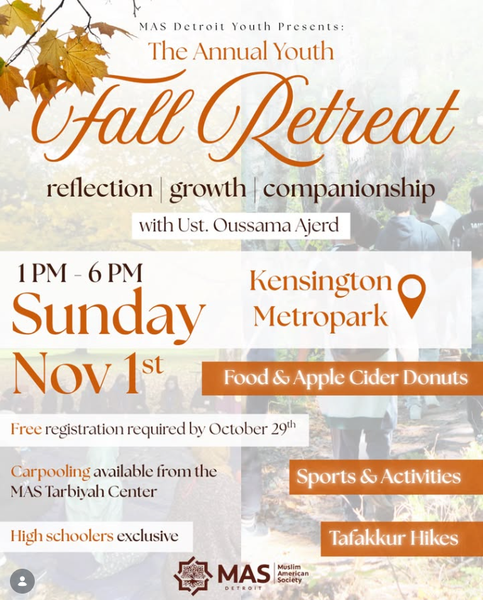 MAS Detroit Youth Fall Retreat | Highschoolers Ages 14+