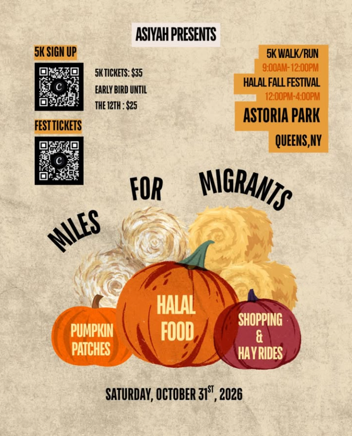 Asiyah's 3rd Annual Miles for Migrants 5k & Halal Fall Festival