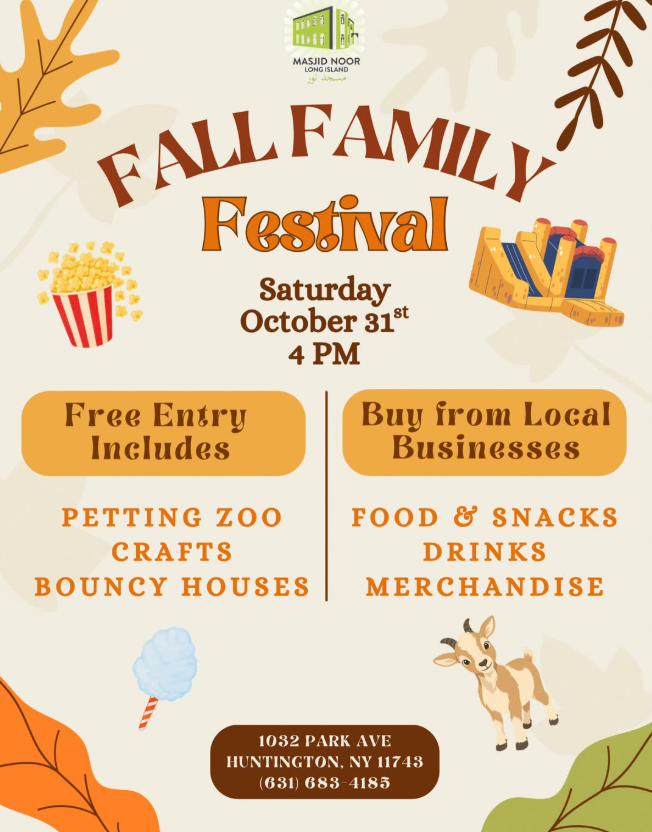 🍂 Masjid Noor Fall Family Festival! 🍂