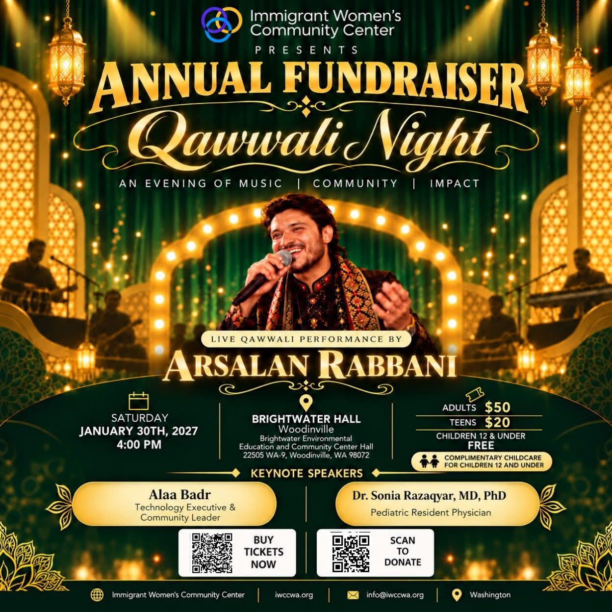 Annual Fundraiser Qawwali Night