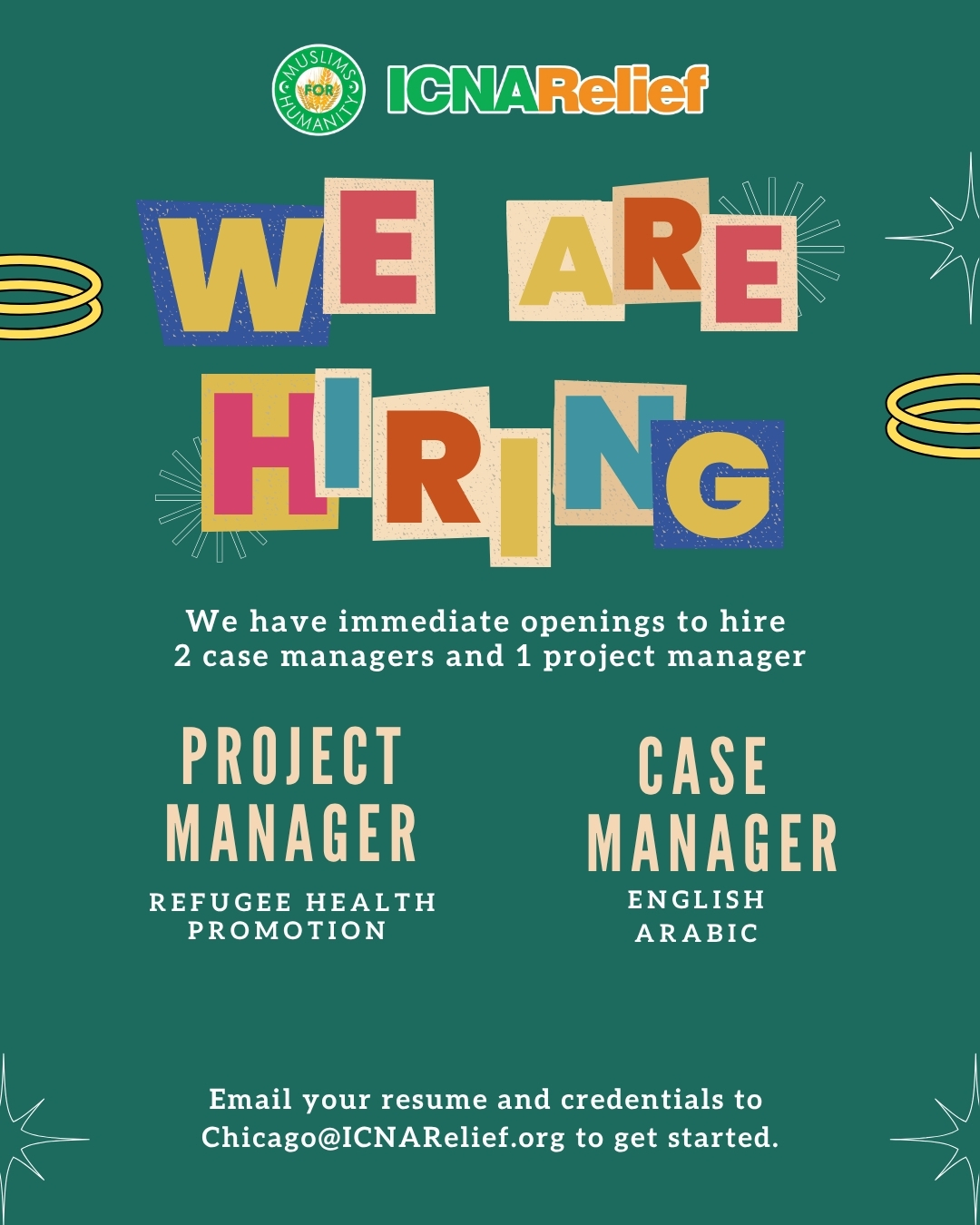 Project Manager & Case Manager ( 2 Positions)