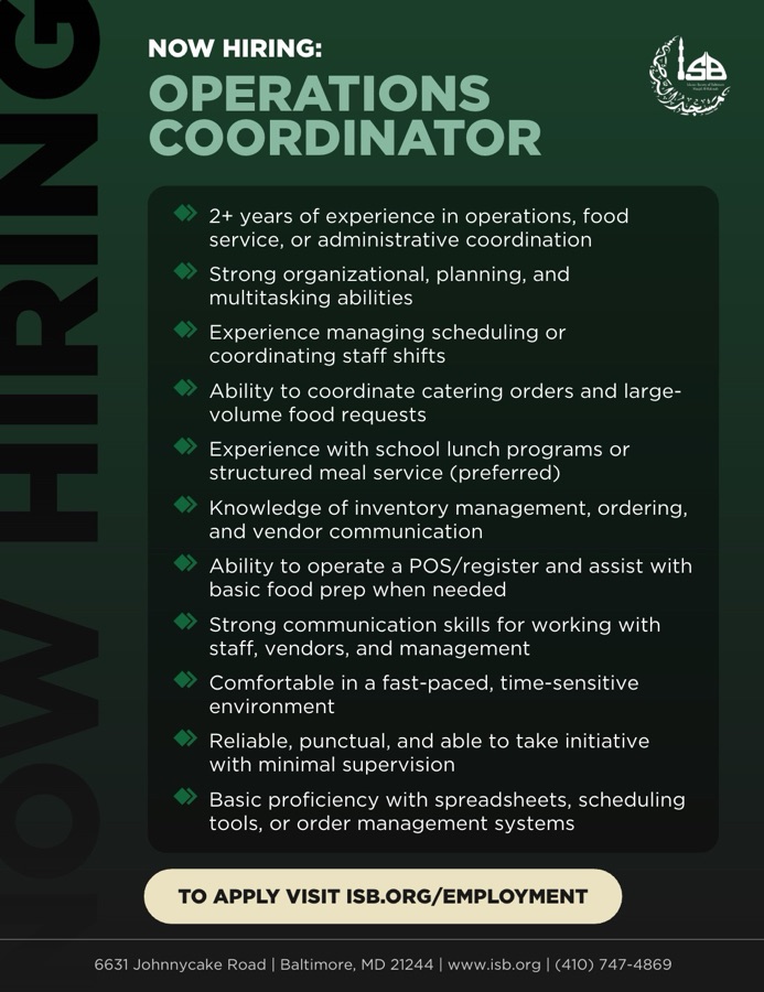 Operations Coordinator