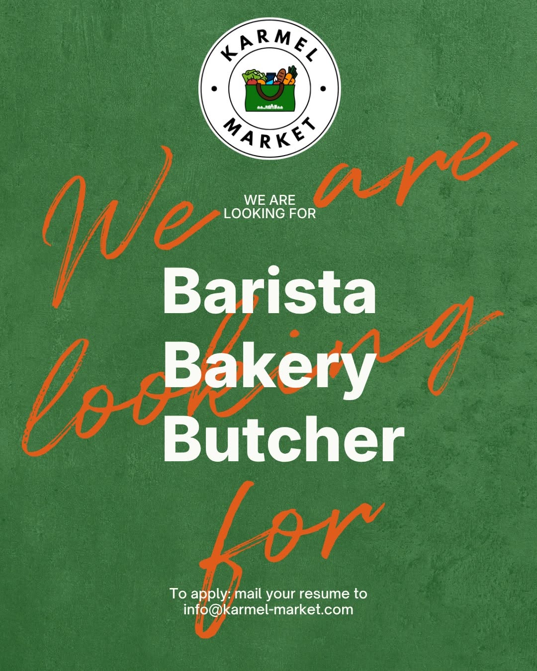 Barista | Bakery | Butcher