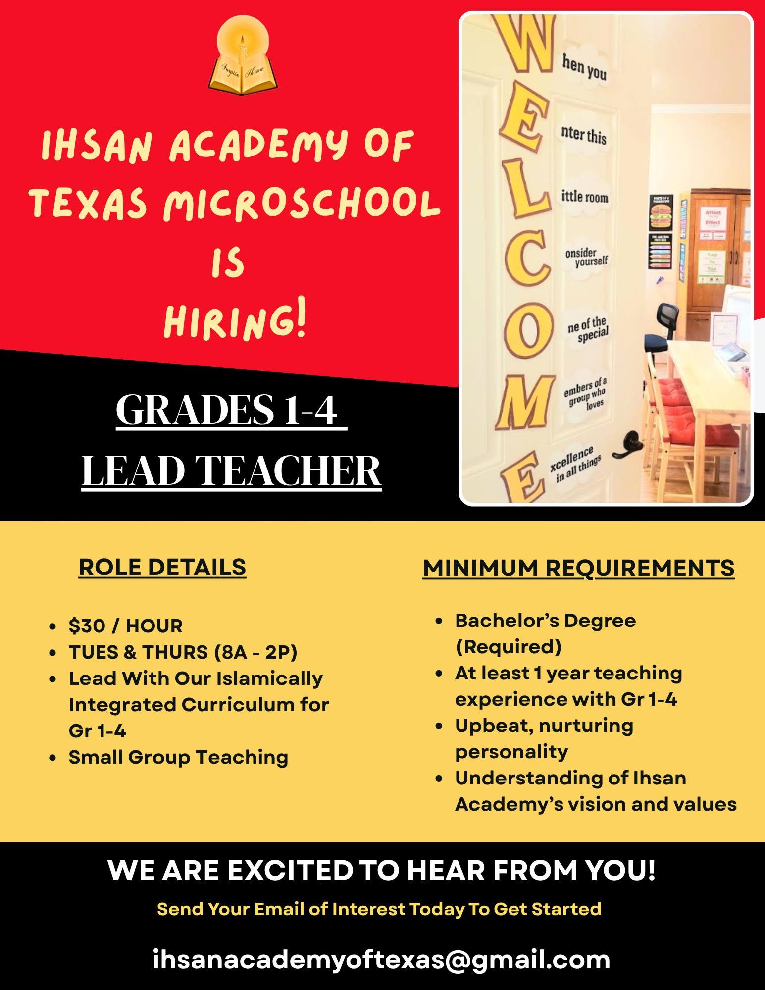 Lead Teacher