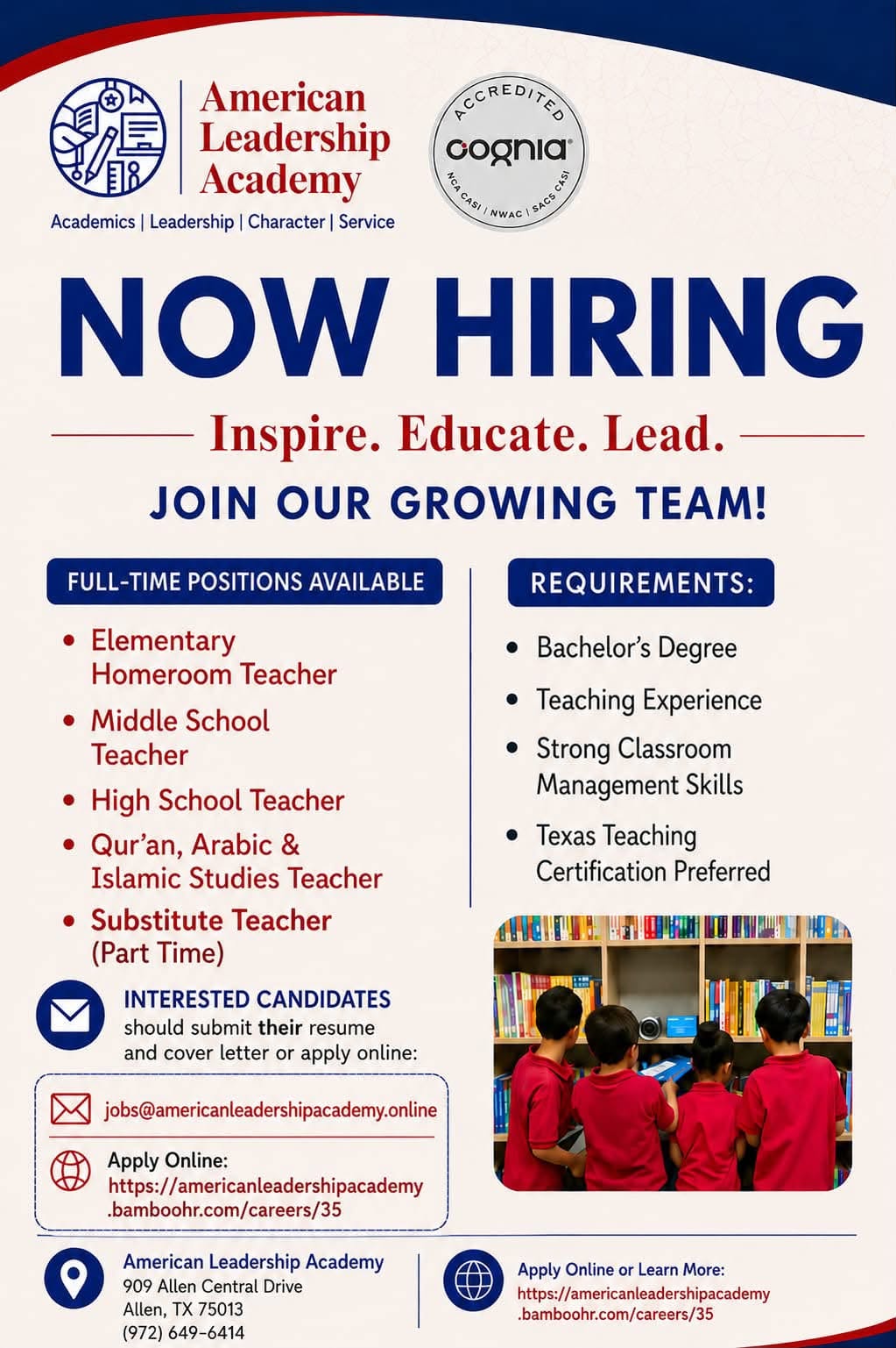 Now Hiring Multiple Positions! | Part-time & Full-time Roles