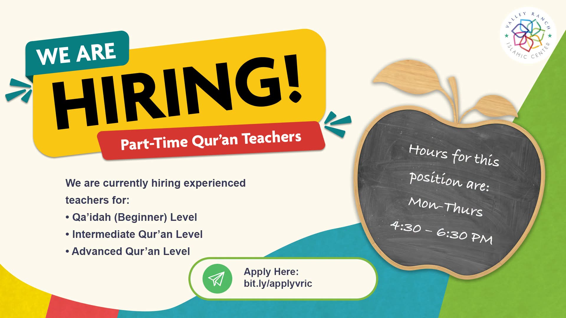 Part-time Quran Teacher