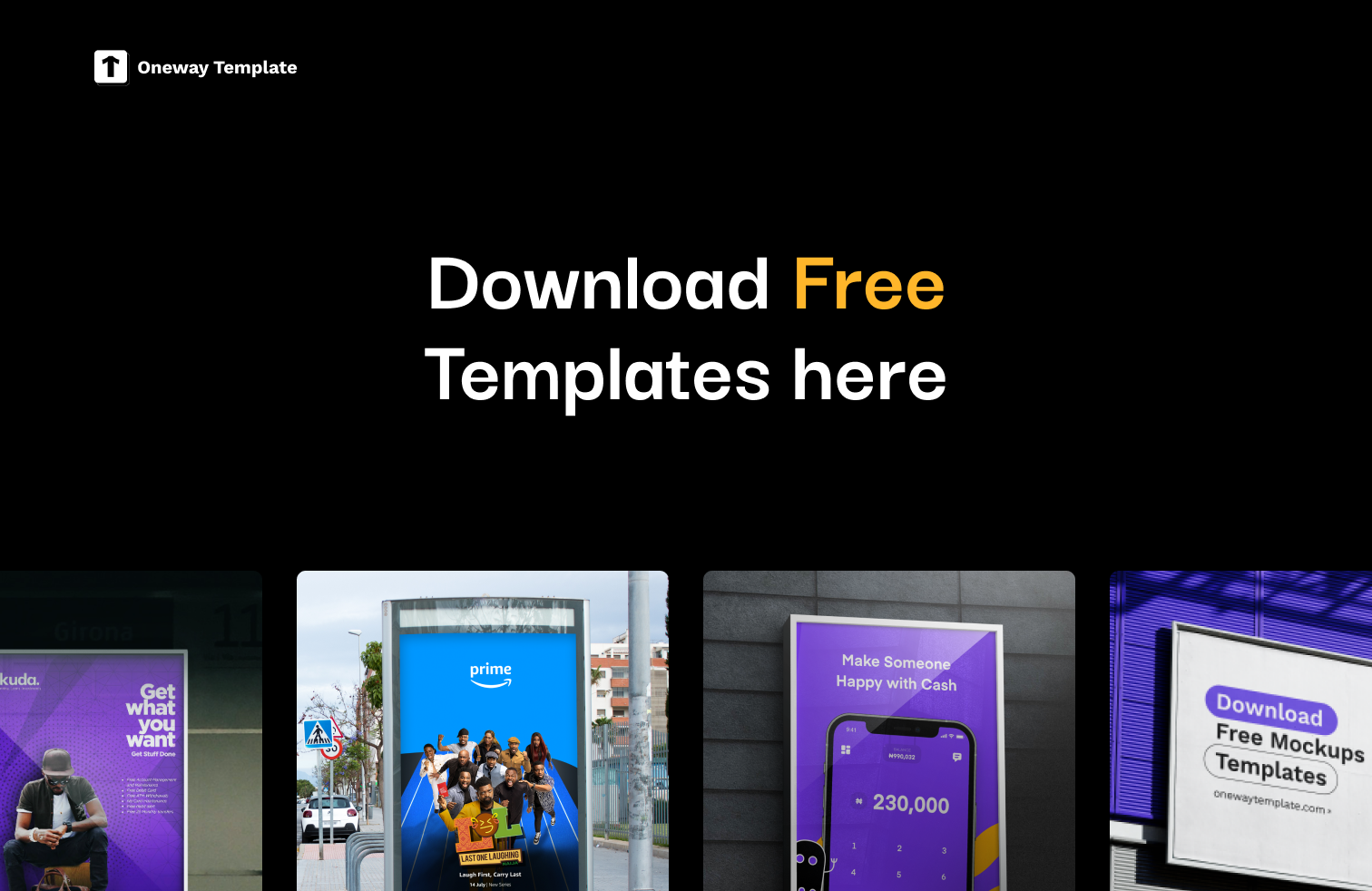 OneWayTemplate No. 1 Nigeria Exclusive Canva Design Templates For OneWayTemplate No. 1 Nigeria Exclusive Canva Design Templates For
