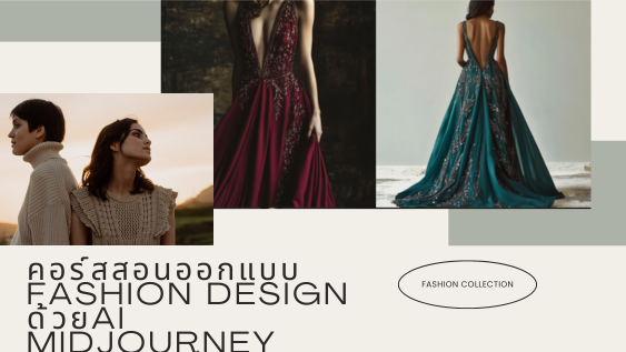 คอร์สสอนออกแบบ Fashion Design ด้วย AI Midjourney