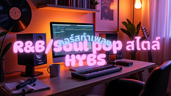คอร์สทำเพลง R&B/Soul pop สไตล์ HYBS
