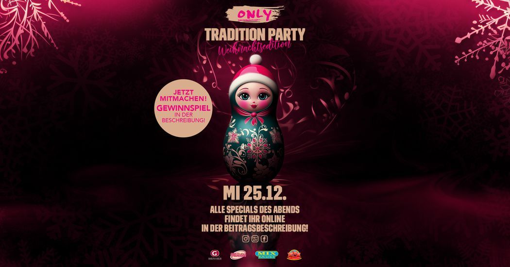 tradition party - weihnachtsedition