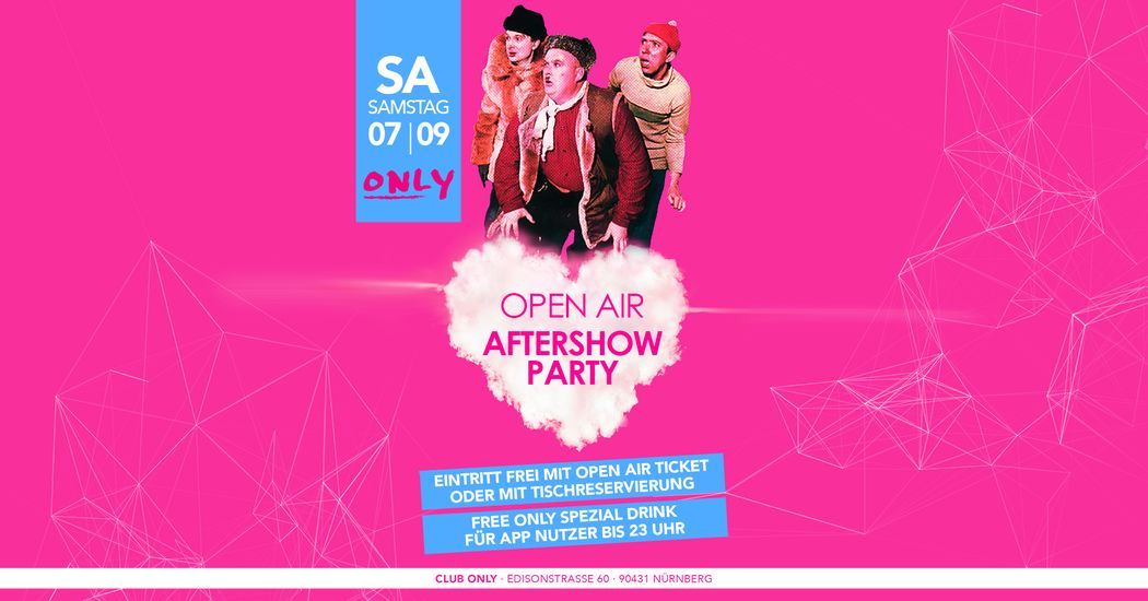 open air aftershowparty