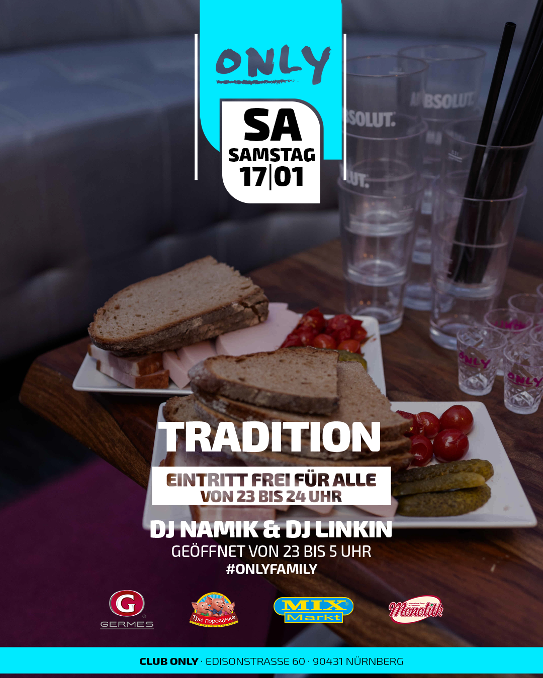 TRADITION PARTY - Event im ONLY Club Nürnberg