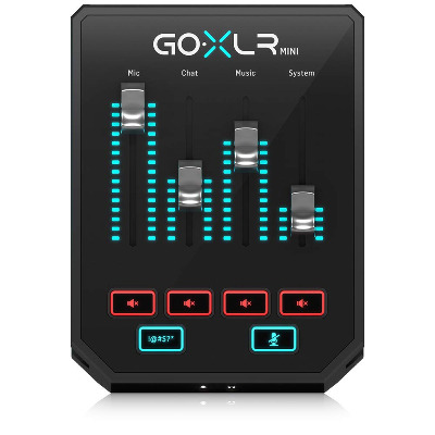 GoXLR Mini - Mixer- en USB-audio-interface voor streamers, gamers en podcasters