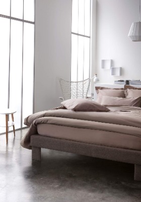 Today Drap Housse Jersey - 100% Coton - Mastic - 140x190 cm