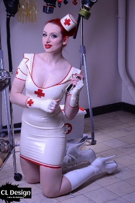 CL Design Latex Nurse Handschoenen met Halve Vinger Fetisj | Etsy Nederland