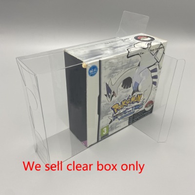 Transparent PET Collection Storage Case Display box For Pokemon Heart Gold and Soul Silver EU version protection box|Cases|   - AliExpress