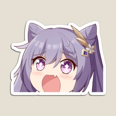 Keqing Magnet by mtngbl