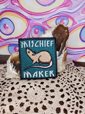 Mischief Maker Rat Patch | Etsy