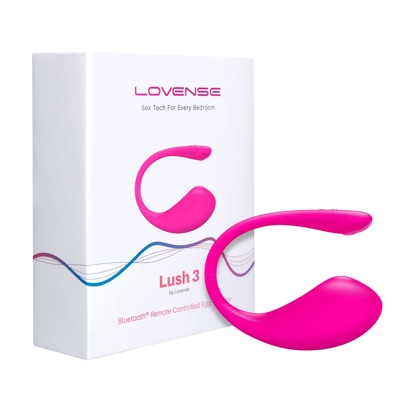 LOVENSE Lush 3 Bullet Vibrator, Redesigned Powerful & Quiet Stimulator, Improved Long Distance Bluetooth Remote Reach with Music Sync, Partner & App Control