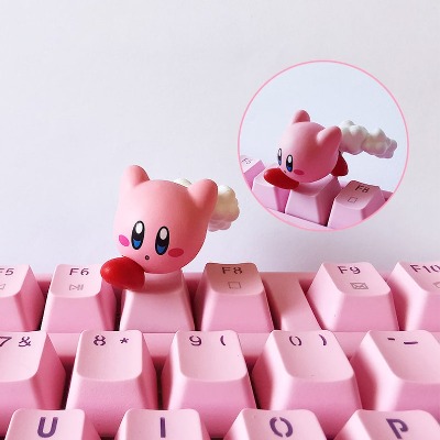 Pink Cute Kirby Star Keycap /decorative Three-dimensional | Etsy