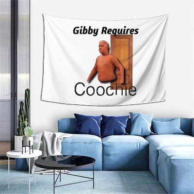 Gibby Requires Coochie 1 Tapestry 