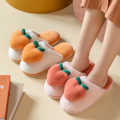 Peach Slippers