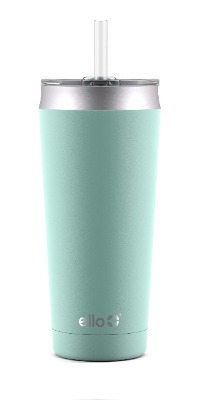 Ello Beacon Vacuum Insulated Stainless Steel Tumbler with Optional Straw