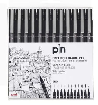 Uni Pin Fineliners 48-pc Ink