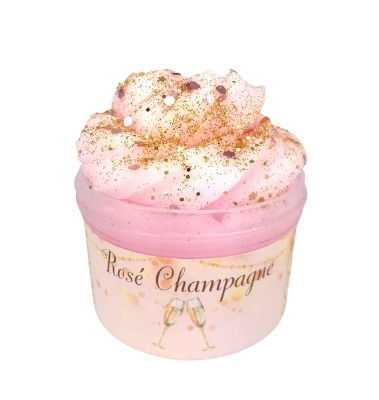 Rosé Champagne  Fluffy Icee Slime