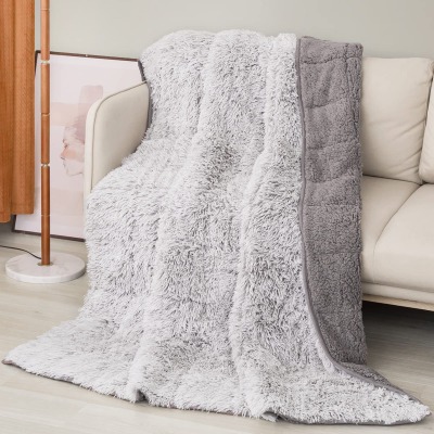 Faux Fur Weighted Blanket 15 lbs | 48 x 72 Inches