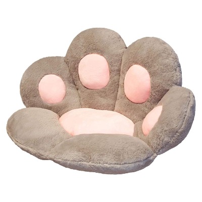 Seat Cushion Cute Cat Paw Shape Sofa Chair Pillow, WeakDay Home Bedroom Office Comfortable Lazy Cushion,Cartoon Plush Floor Reading Watching TV Foam Mat,Shop Restaurant Decoration
