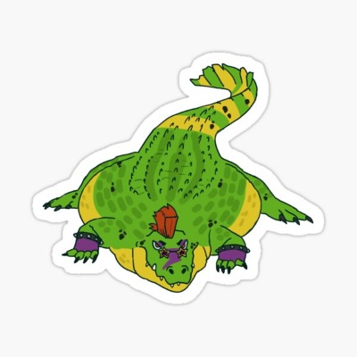 Flat Fuck Friday Montgomery Gator Sticker by CricketKissss