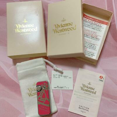 Unused! Vivienne Westwood Vintage Gas Lighter Pink Silver Vintage Gift  | eBay