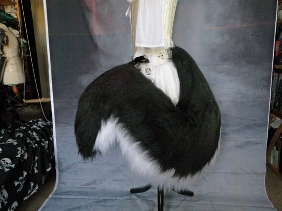 Giant Two Colour Tail loona  Unstuffed | Etsy