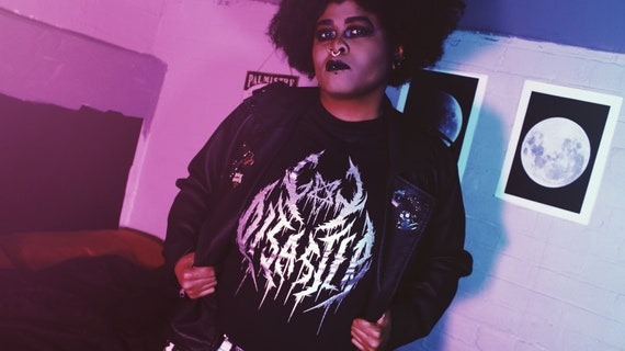 GAY DISASTER  Silver Ink on Black T-shirt Screenprinted  | Etsy