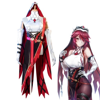 13.31US $ 26% OFF|Genshin Impact Cosplay Rosaria Costume Women Mondstadt Nun Role Play Sexy Suit Halloween Carnival Party Outfit Wig Headdress Set| |   - AliExpress