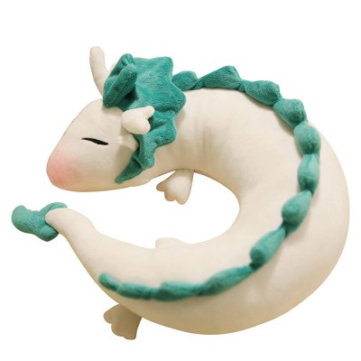Spirited Away Dragon Haku U-Shape Stuffed Plush - Studio Ghibli Store