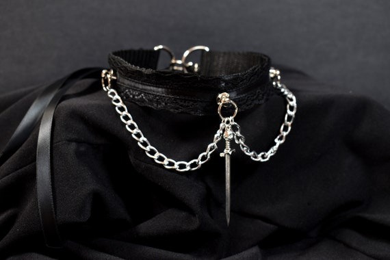 Collar, with a sword!