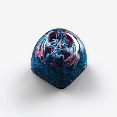 Mystic Dragon V3 keycap - Dwarf Factory | Insane detailed dragon keycap