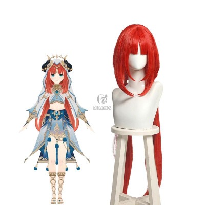 Buy Game Genshin Impact Sumeru Nilou Red Cosplay Wigs - RoleCosplay.com