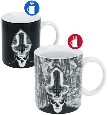 Colour changing Ghost mug - Papa III