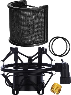 Microphone Shock Mount with Pop Filter