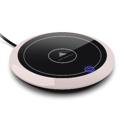 Mug Warmer for Desk Candle Warmer Plate - Smart Coffee Warmer for Office Use Cup Heater Electric Beverage Coaster Keep Warm Hot for Coffee Tea Water Milk Wax Chocolate Black