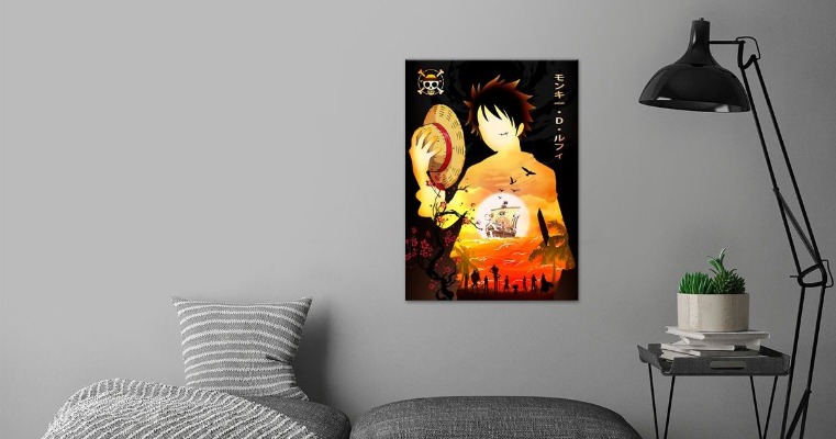 'Luffy One Piece' Poster by wall pictures | Displate