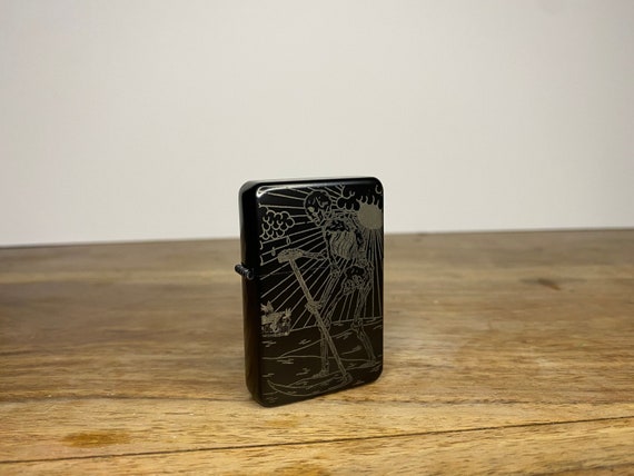 Death Tarot Card  Engraved  Handmade in the UK  Tattoo | Etsy