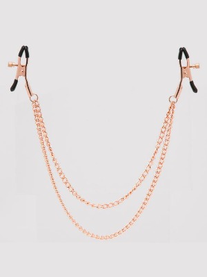 Entice Tiered Intimate Rose Gold Nipple Clamps