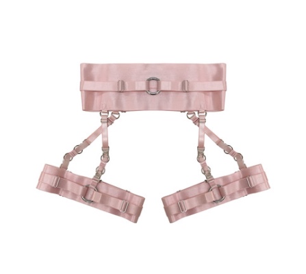 Fentai Garter Belt ( Pink + Silver ) from CREEPYYEHA
