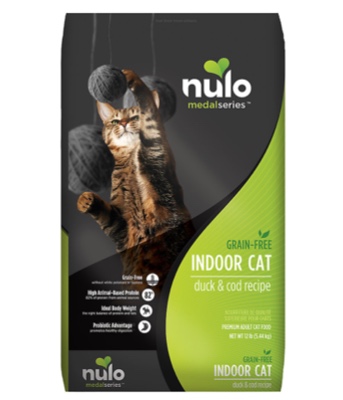 Nulo MedalSeries Indoor Adult Cat Food - Grain Free, Duck & Cod