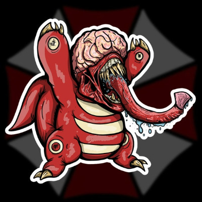 Lickertung. Resident Evil Pokemon Die Cut Vinyl Sticker | Etsy Finland